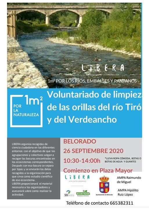 Voluntariado de limpieza de las orillas del río Tirón y del Verdeancho