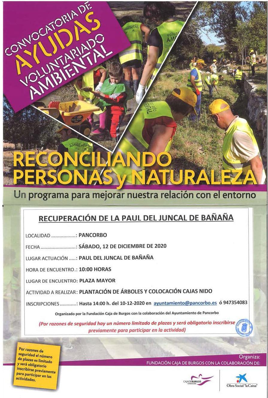 Voluntariado ambiental. Pancorbo