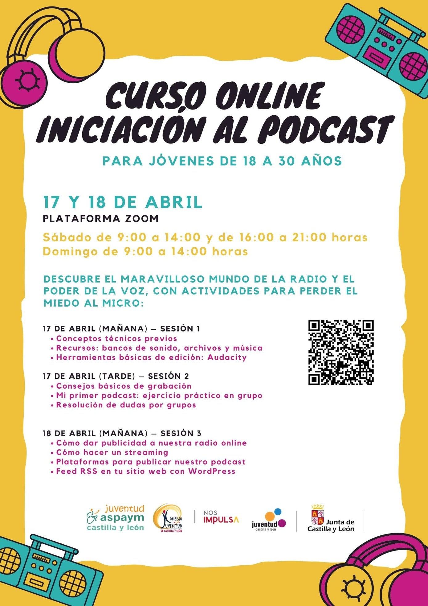 Curso online. Iniciación al Podcast