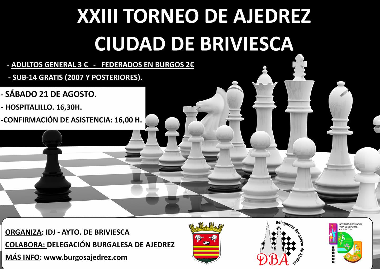 XXIII Torneo de ajedrez ciudad de Briviesca.