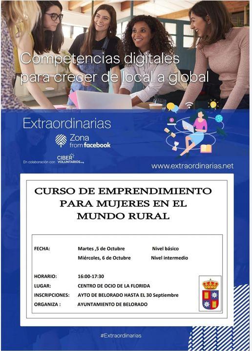 Curso de emprendimiento para mujeres en el mundo rural