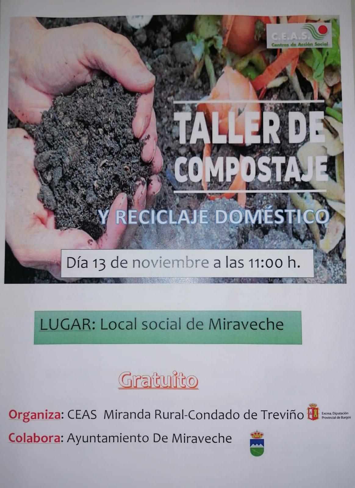 Taller de compostaje y reciclaje doméstico