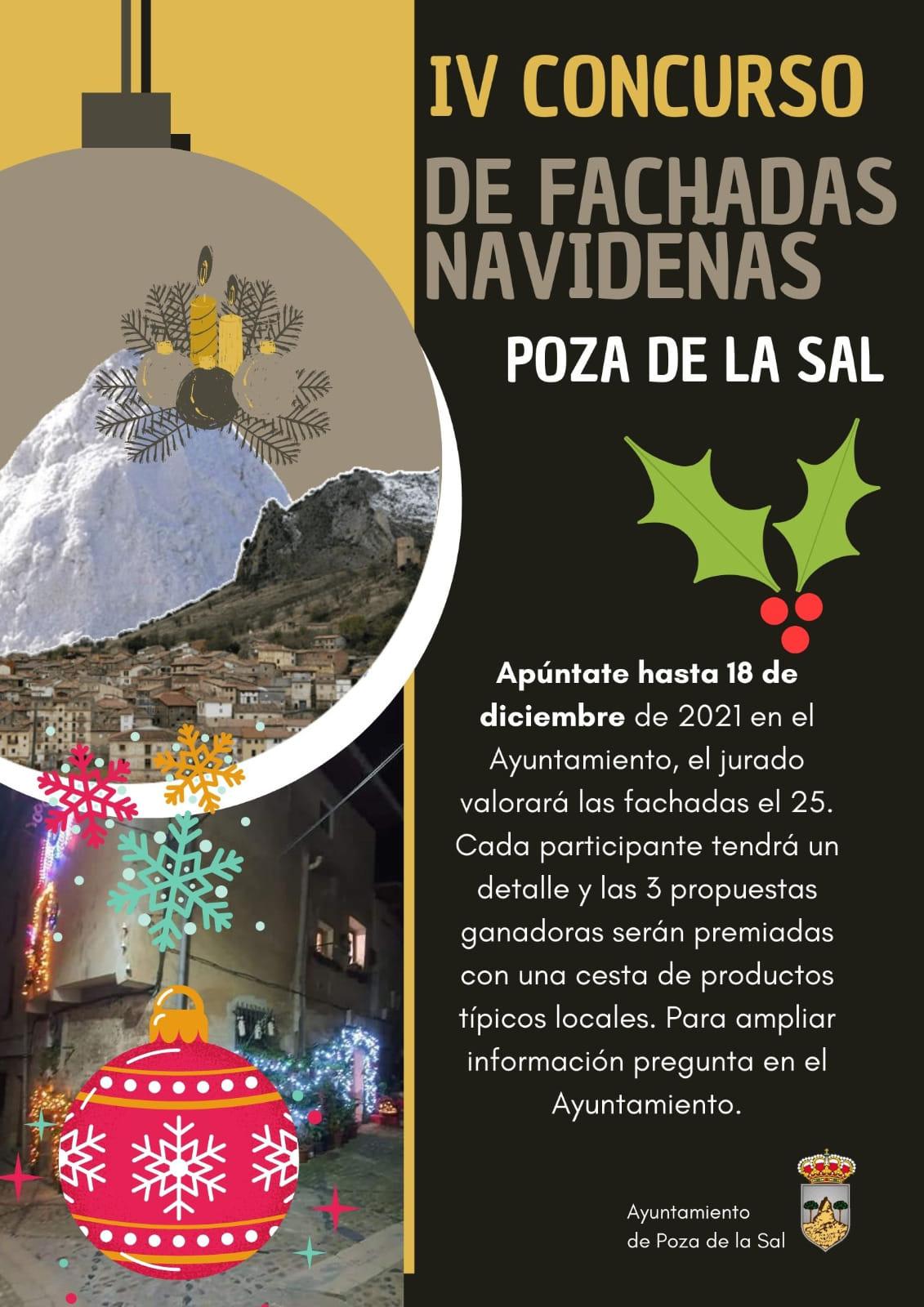 Concurso de fachadas navideñas. Poza de la Sal