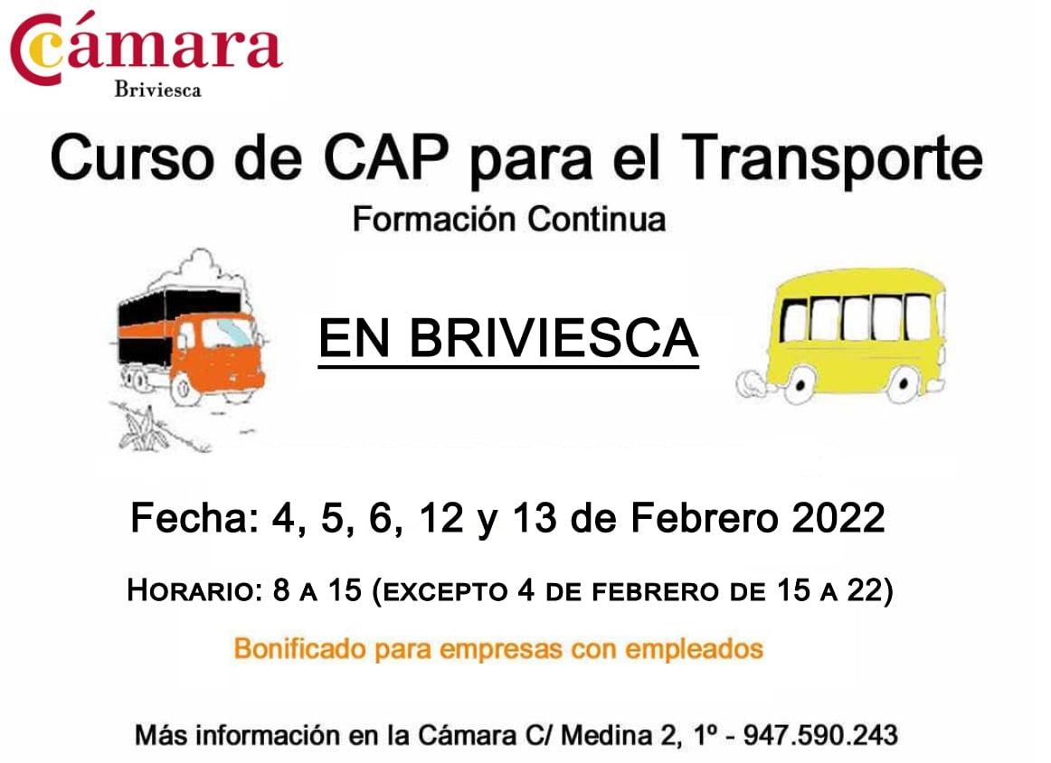 Curso de CAP para el transporte. Briviesca