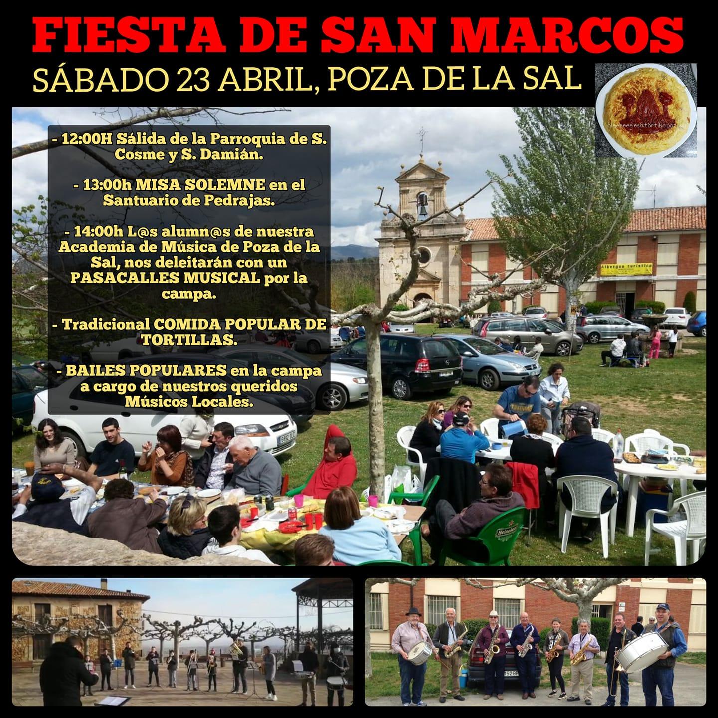 Fiesta de San Marcos. Poza de la Sal