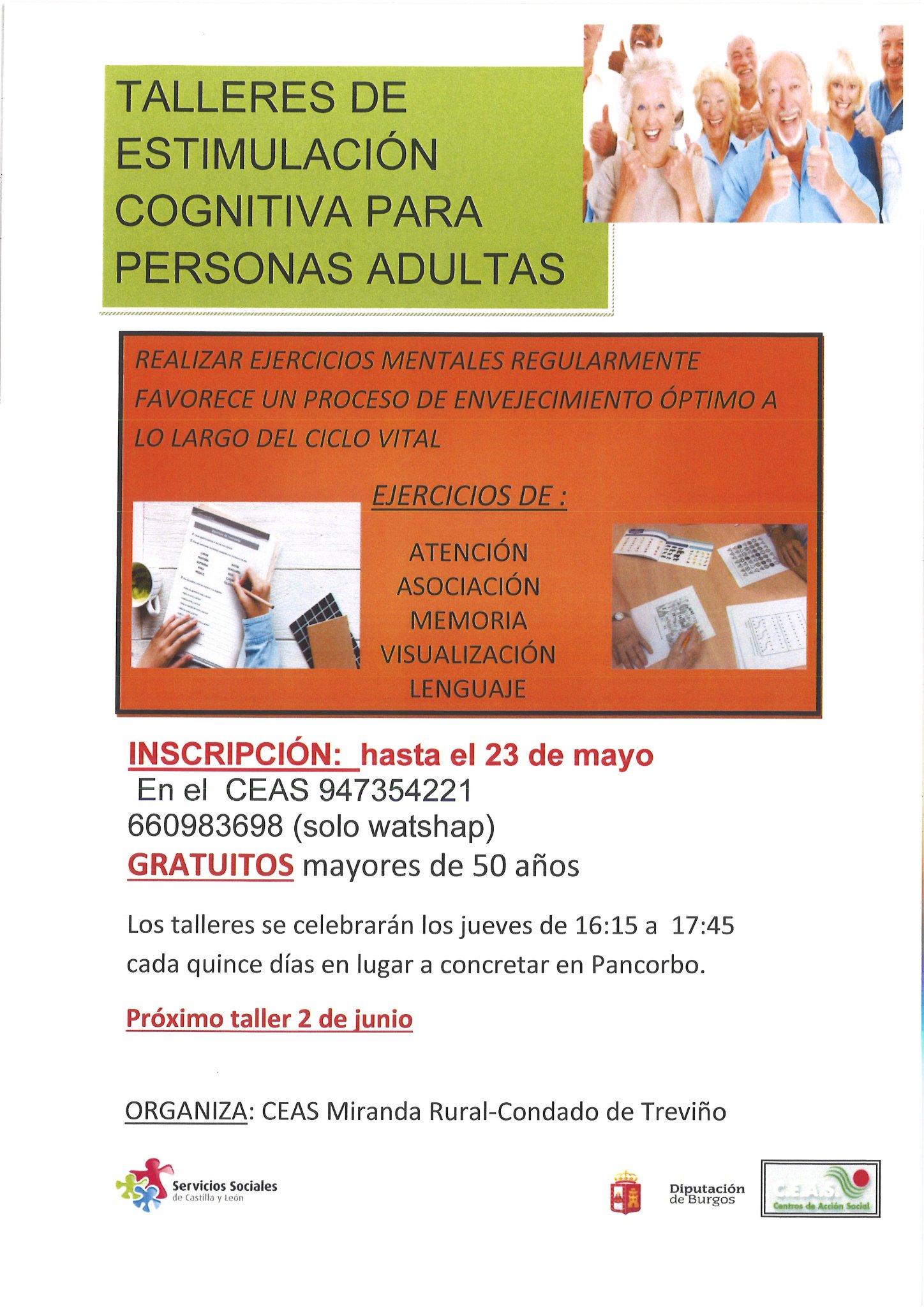 Taller de estimulación cognitiva para personas mayores