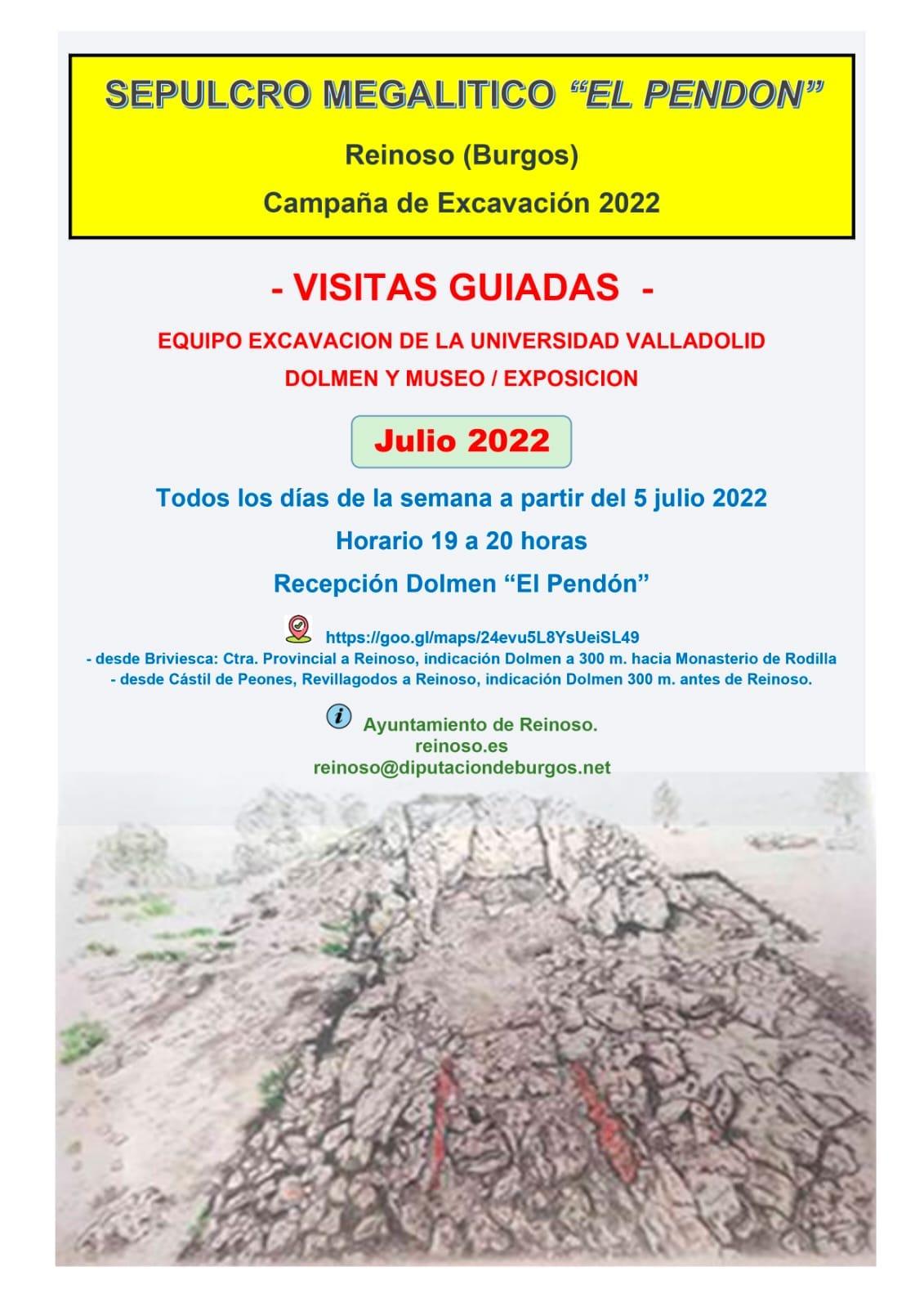 Visitas guiadas. Dolmen "El Pendón"