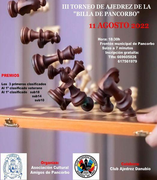 III Torneo de Ajedrez. Pancorbo