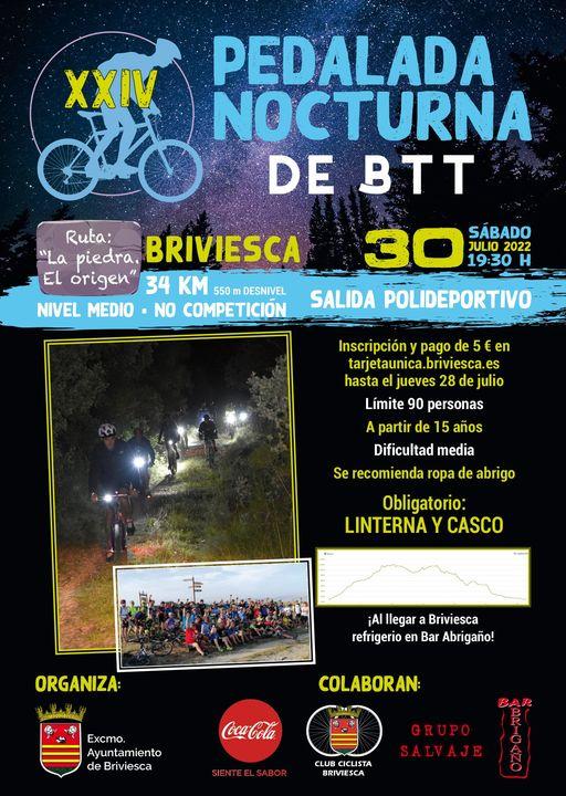 Pedalada nocturna de BTT