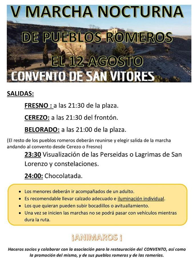 V Marcha nocturna de pueblos romeros