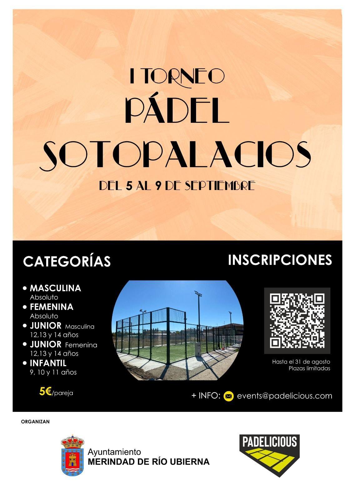 I Torneo de pádel Sotopalacios