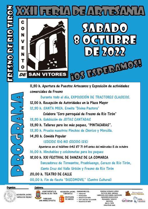 XXII Feria de artesanía. Fresno de Río Tirón.