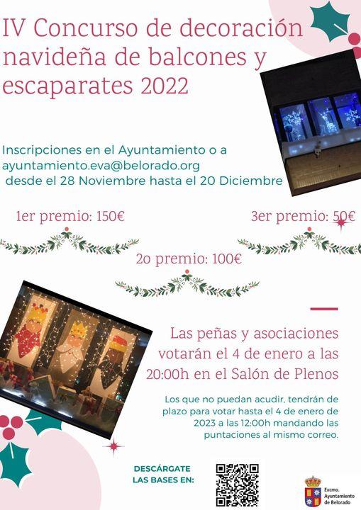 Concurso de decoración navideña de balcones y escaparates. Belorado