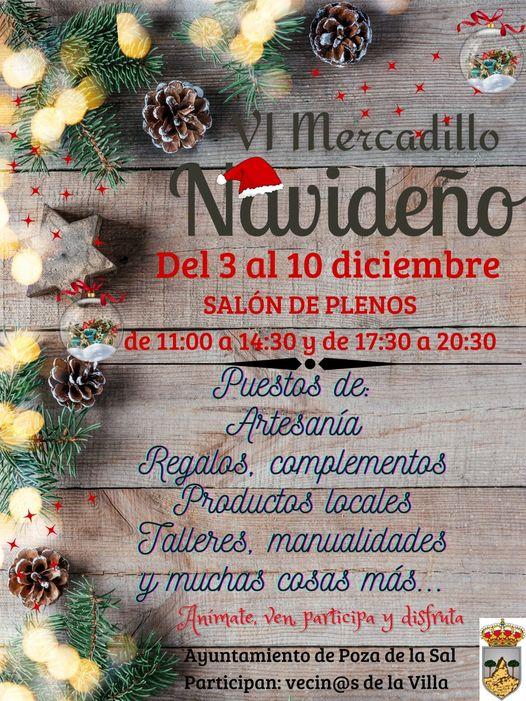 Mercadillo Navideño. Poza de la Sal