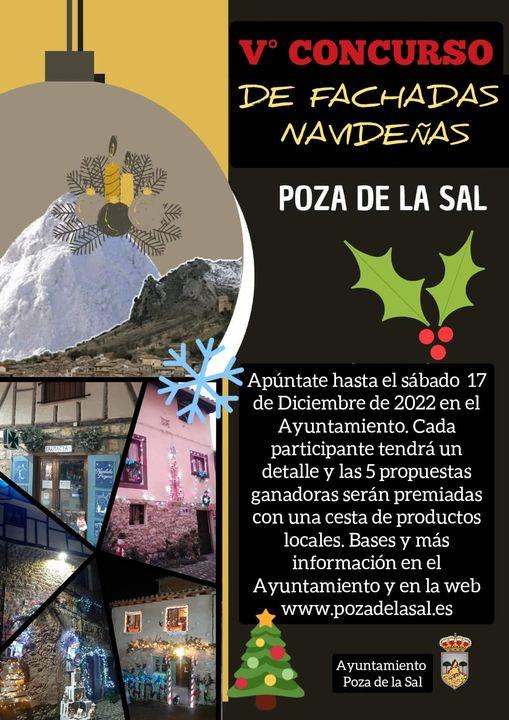 V Concurso Fachadas Navideñas. Poza de la Sal
