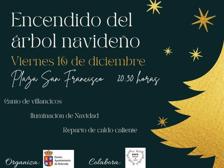 Encendido del árbol navideño. Belorado
