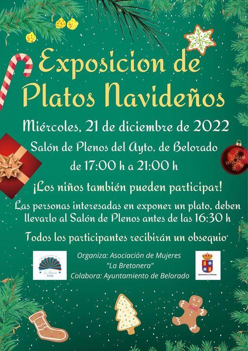 Exposición de platos navideños. Belorado