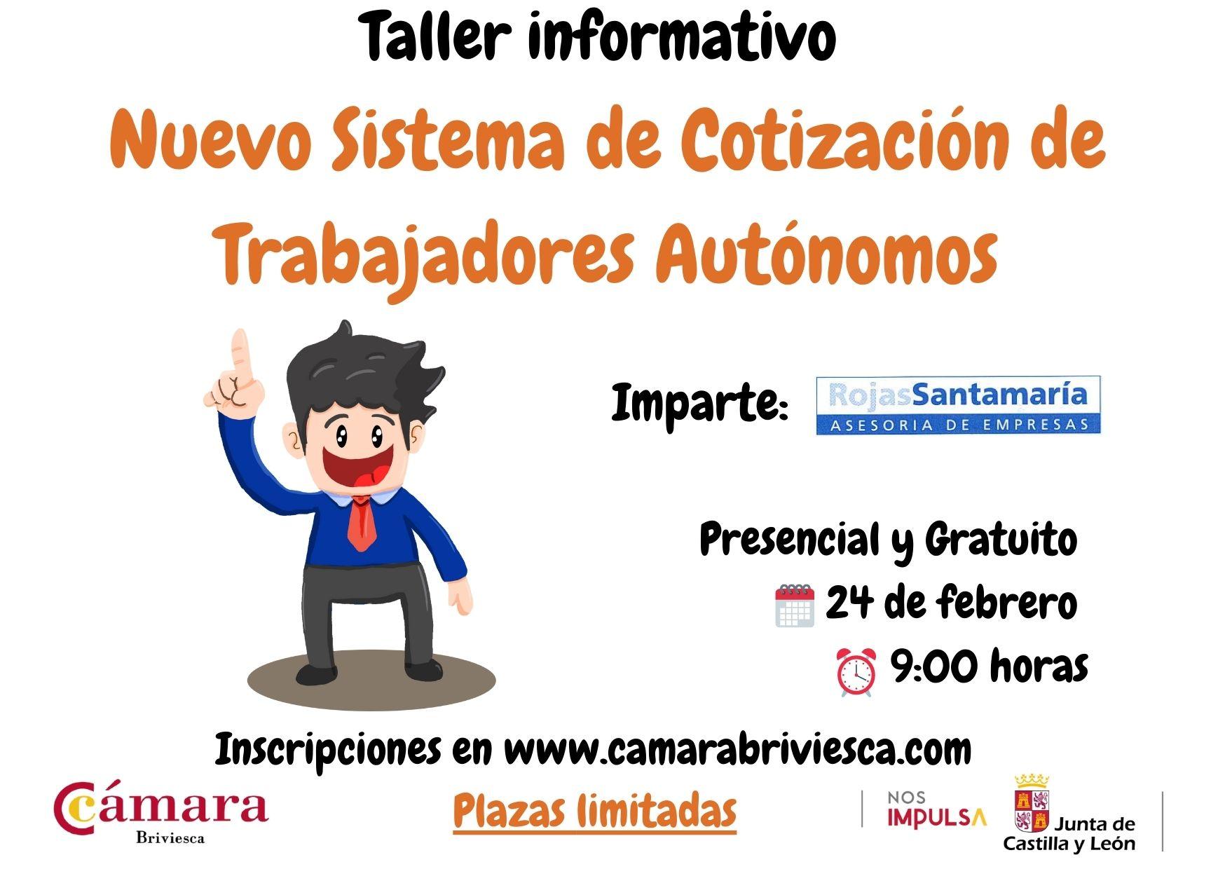 Taller informativo. Nuevo sistema de cotización de trabajadores autónomos