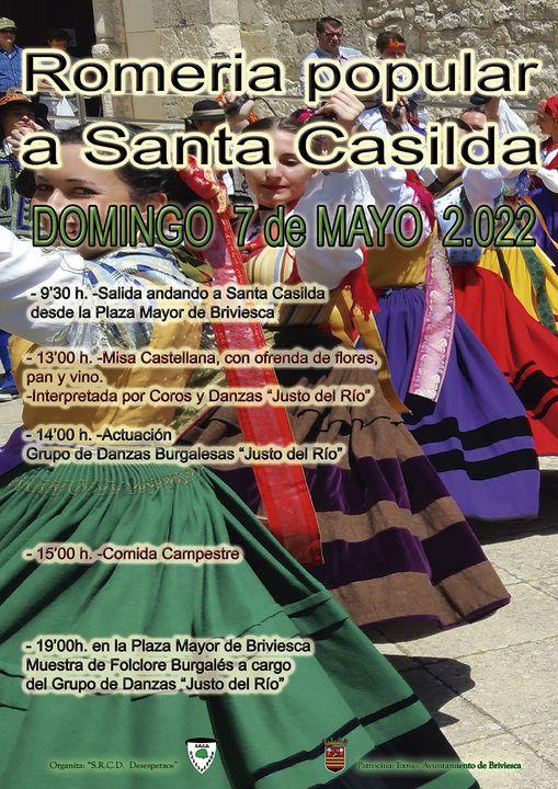 Romería popular a Santa Casilda