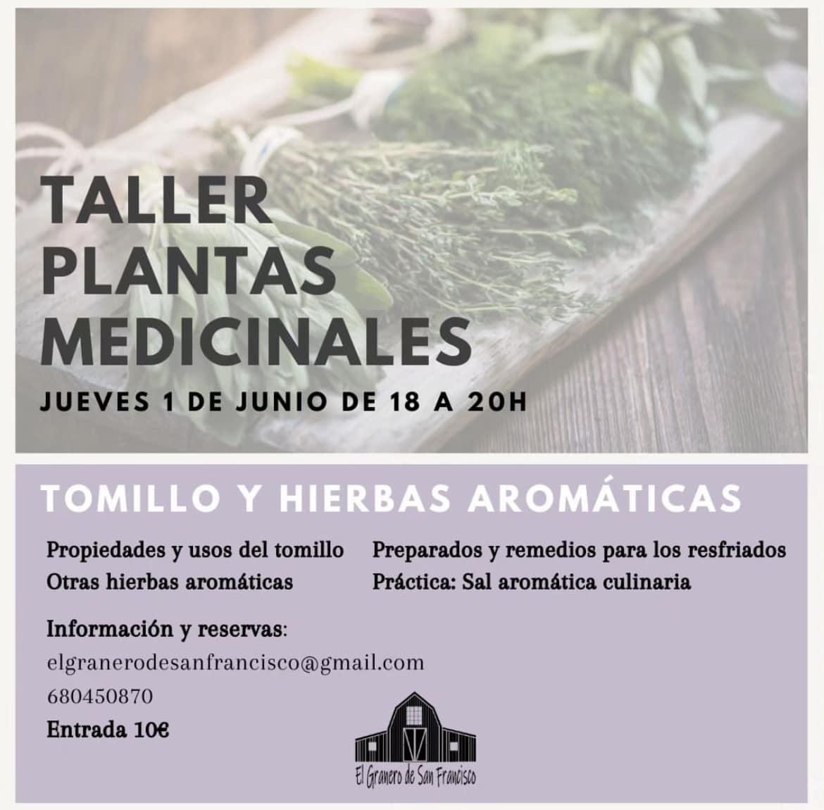 Taller de Plantas Medicinales. El Granero de San Francisco