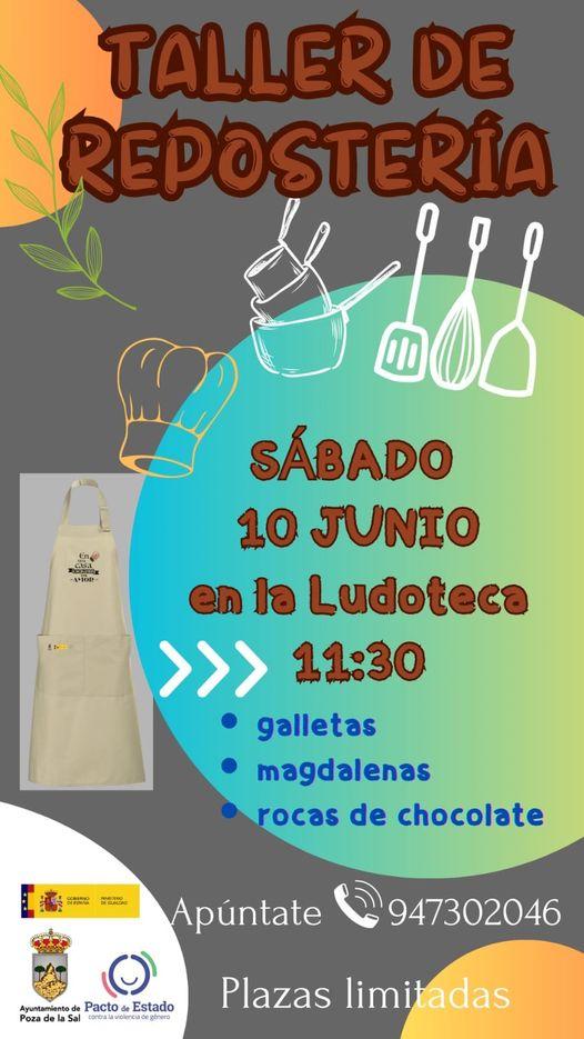 Taller de repostería. Poza de la Sal