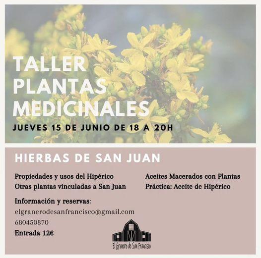 Taller de plantas medicinales.  Granero de San Francisco