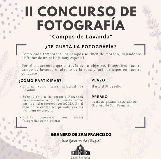 II Concurso de fotografía. "Campos de lavanda"