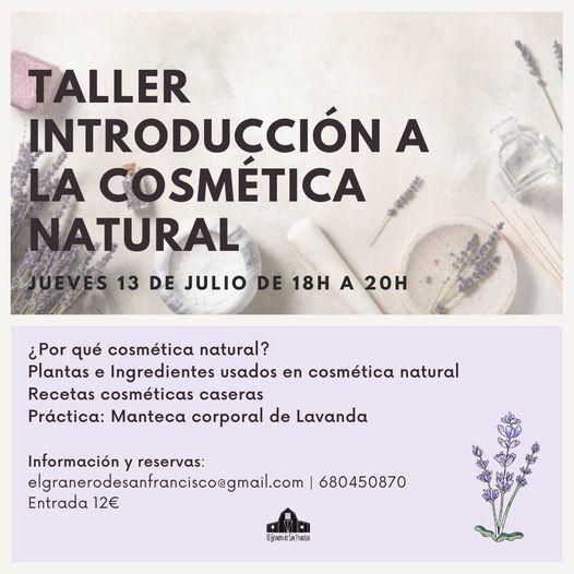 Taller introducción a la cosmética natural