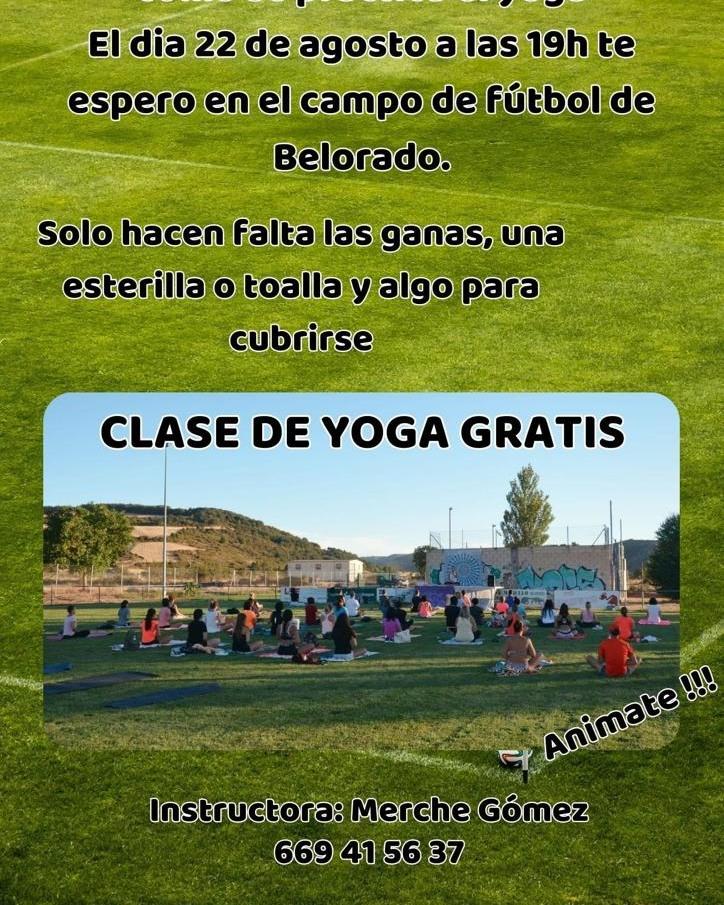 Clase de Yoga. Belorado