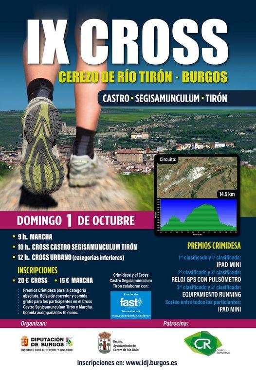 IX Cross Cerezo de Río Tirón. Burgos