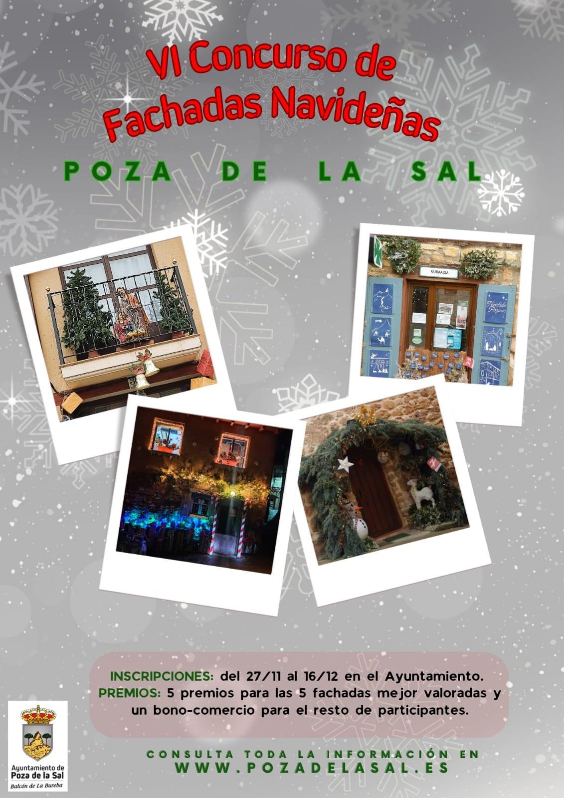 VI Concurso de fachadas navideñas. Poza de la Sal