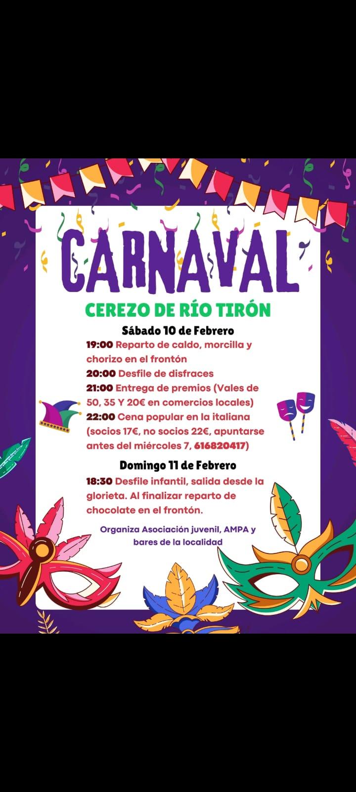 Carnaval. Cerezo de Río Tirón