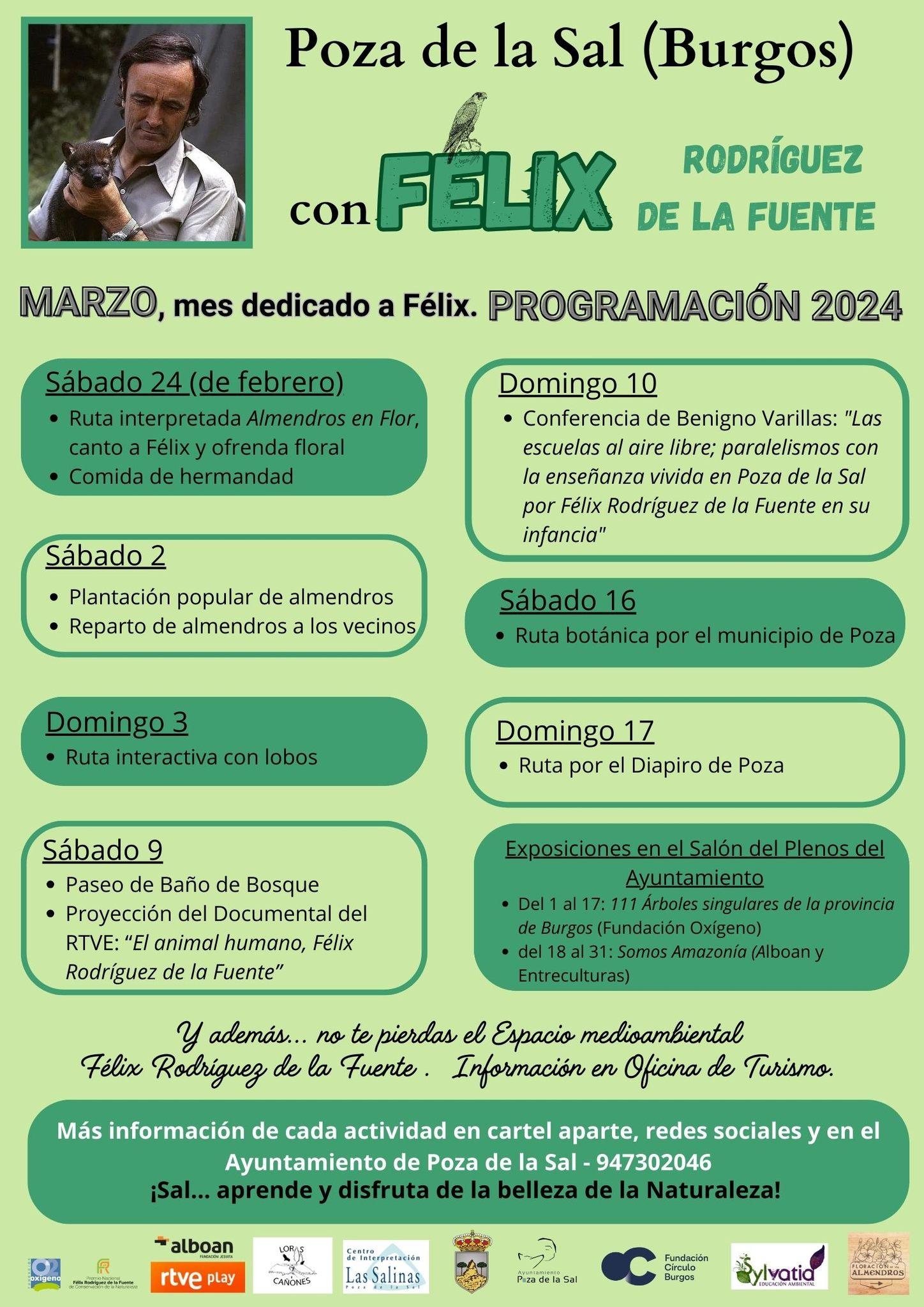 Poza de la Sal con Félix Rodríguez de la Fuente