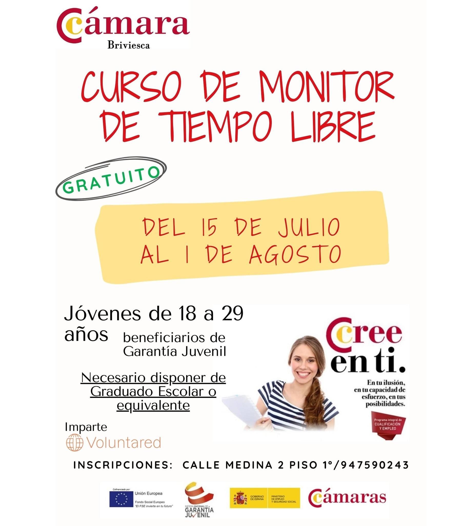 Curso de monitor de tiempo libre