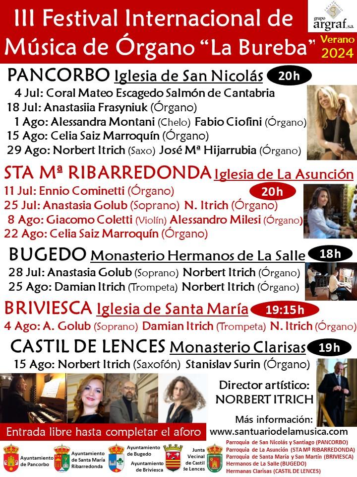 III Festival Internacional de Música de Órgano "La Bureba"