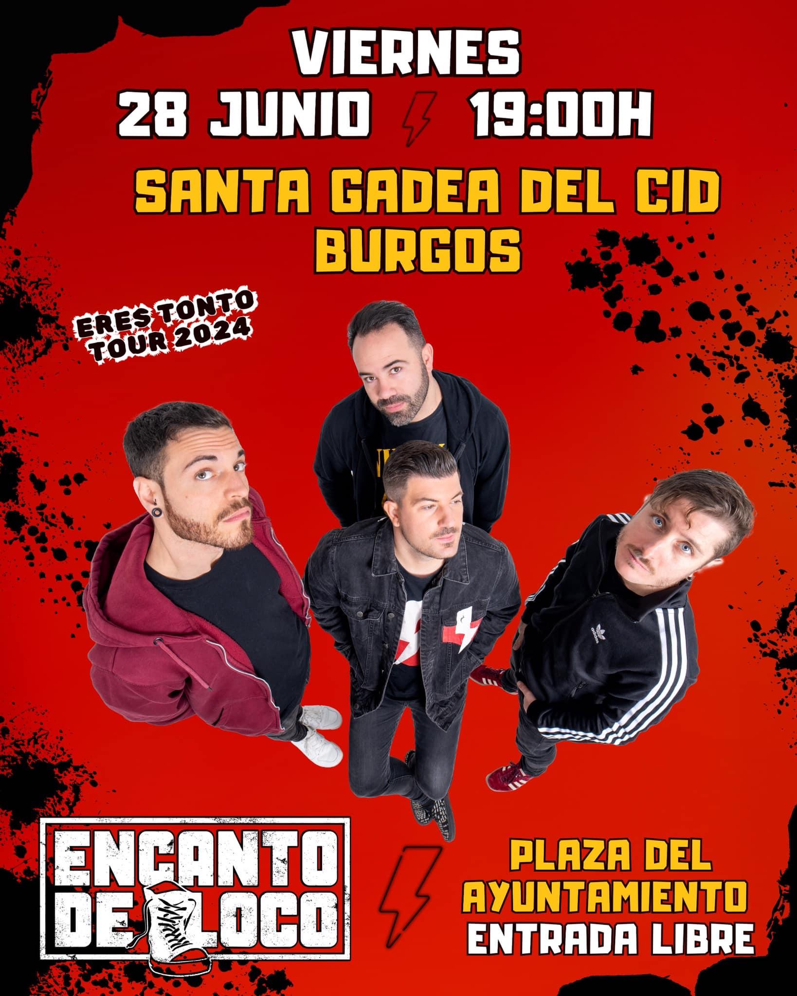 Encanto  de loco. Concierto. Santa Gadea del Cid