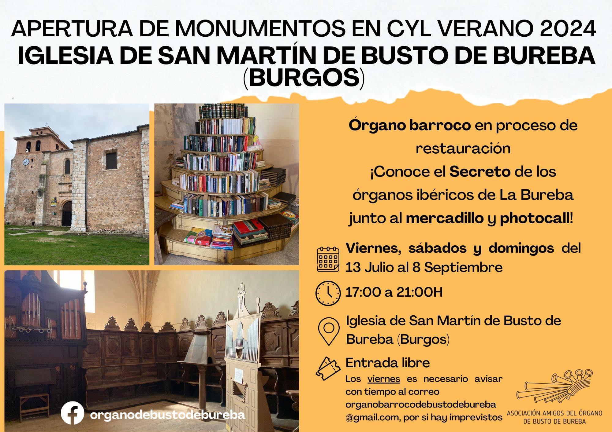 Apertura de monumentos en CyL. Iglesia San Martín Busto de Bureba