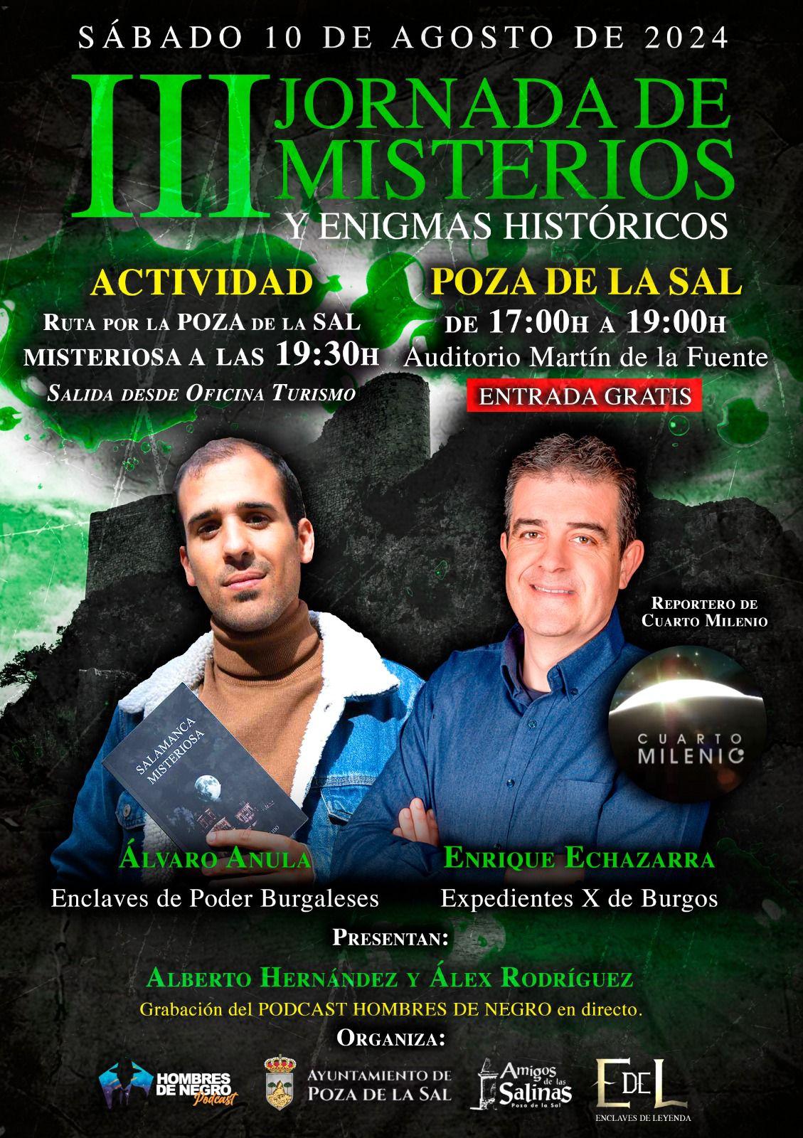 III Jornada de misterios y enigmas históricos. Poza de la Sal