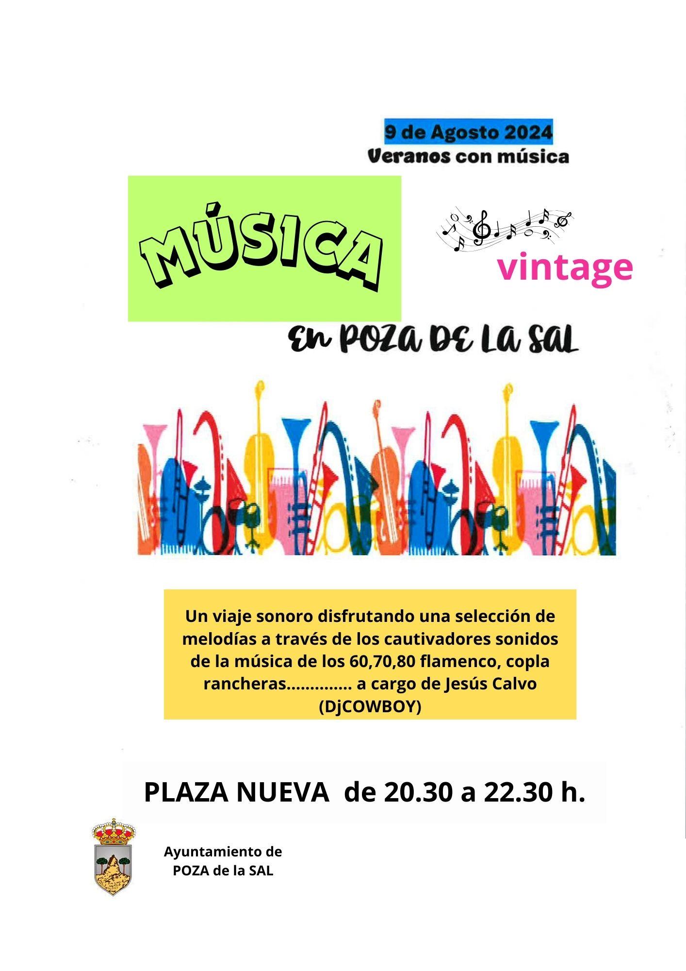 Música vintage en Poza de la Sal