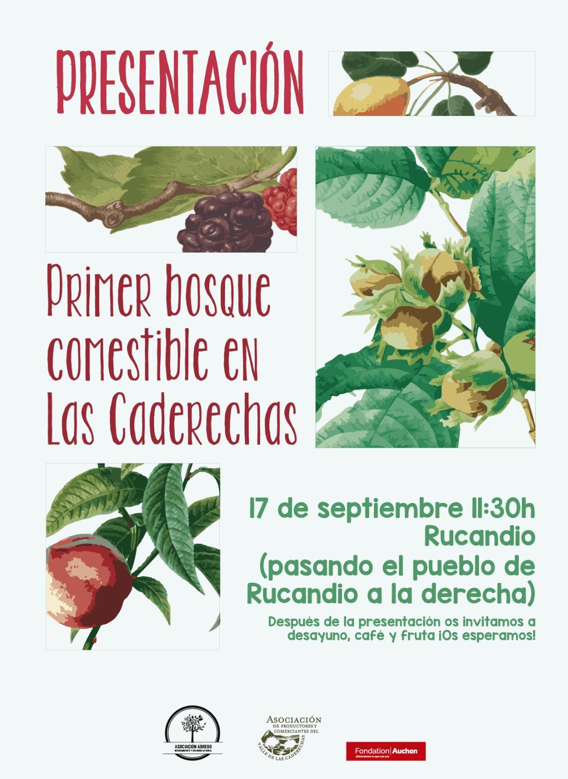 Presentación. Primer bosque comestible en Las Caderechas
