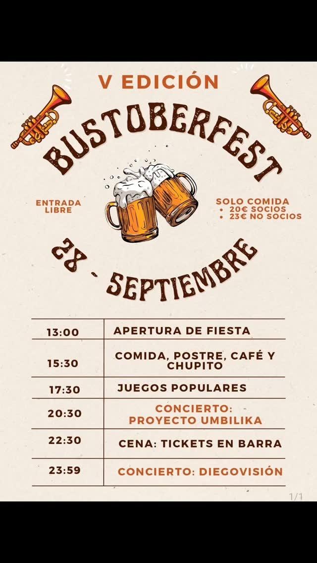 V Edición. Bustoberfest.
