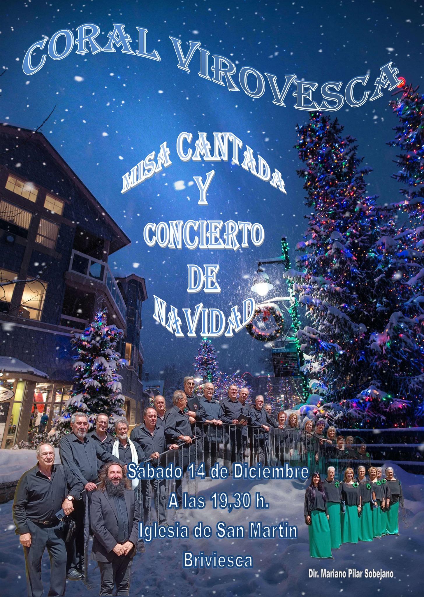 Música cantada y concierto de Navidad