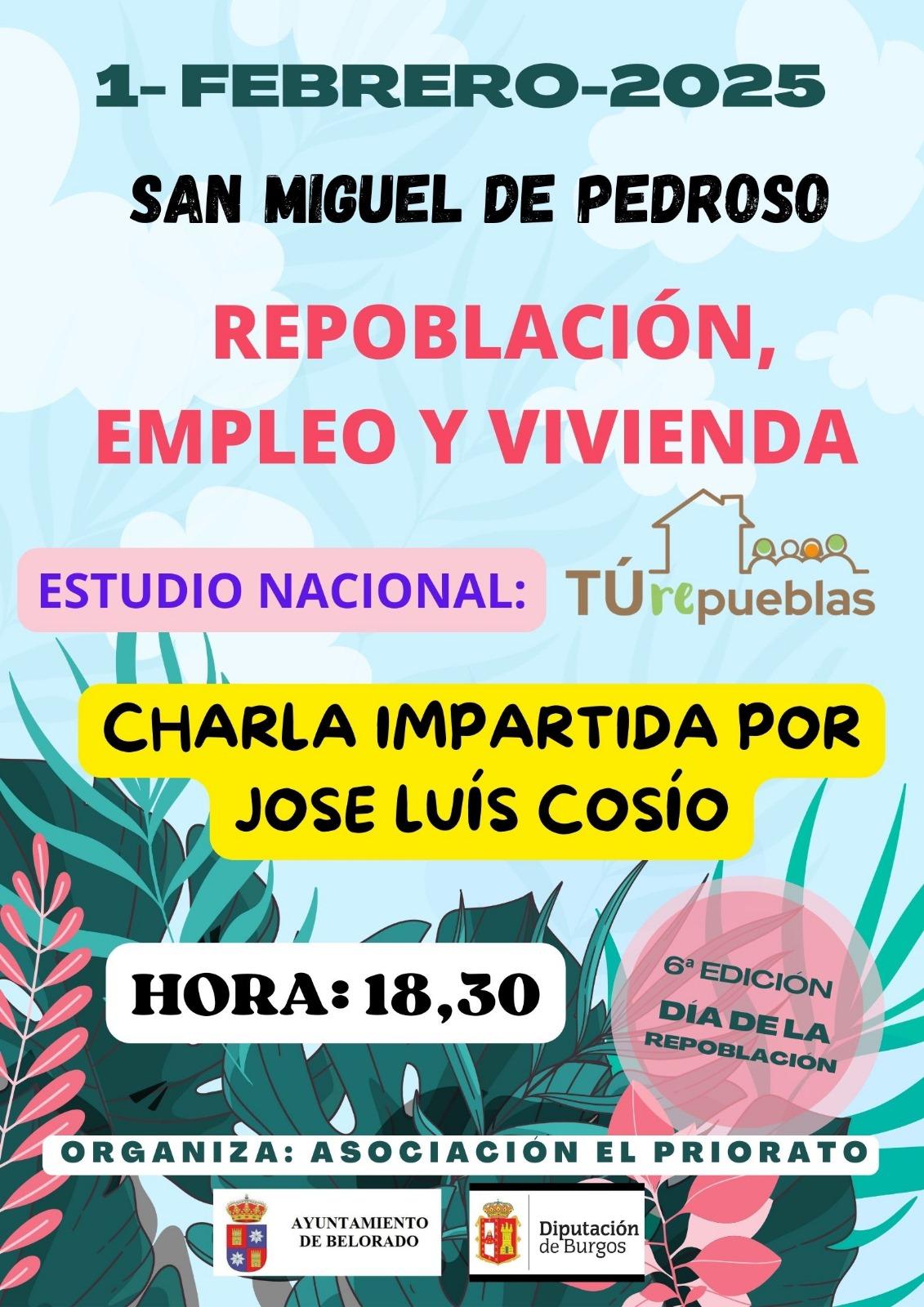 Charla. Repoblación, empleo y vivienda