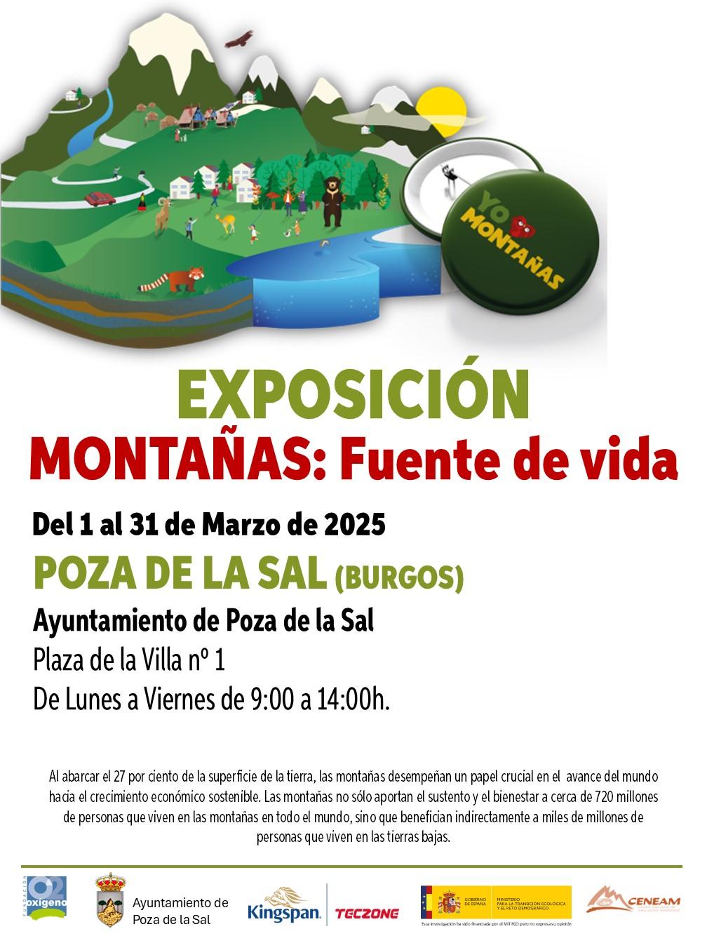 Exposición. Montañas: Fuente de vida.
