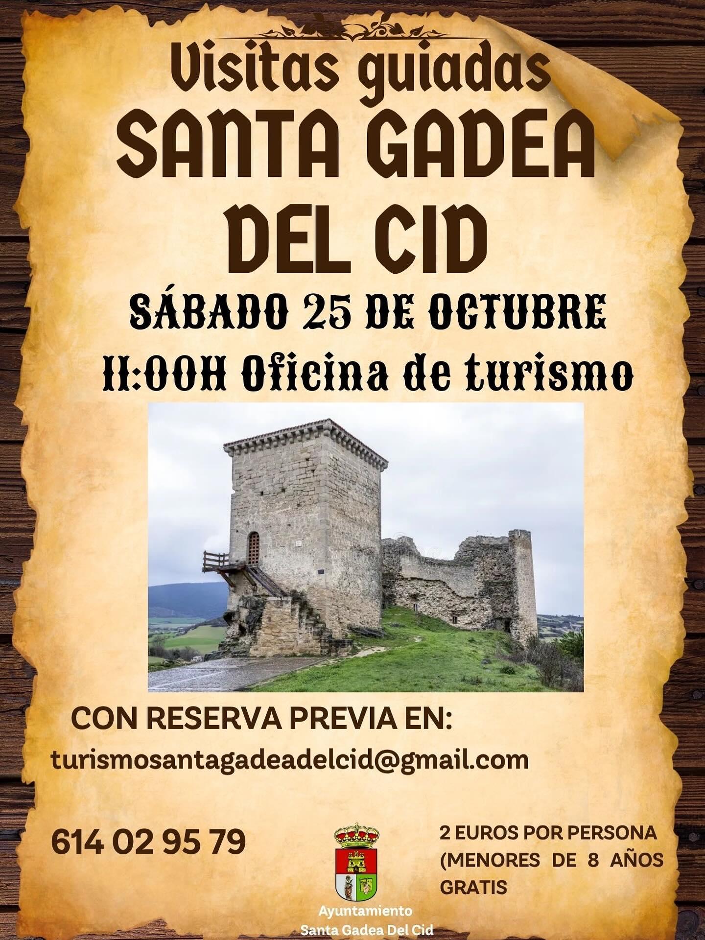 Visitas guiadas. Santa Gadea del Cid