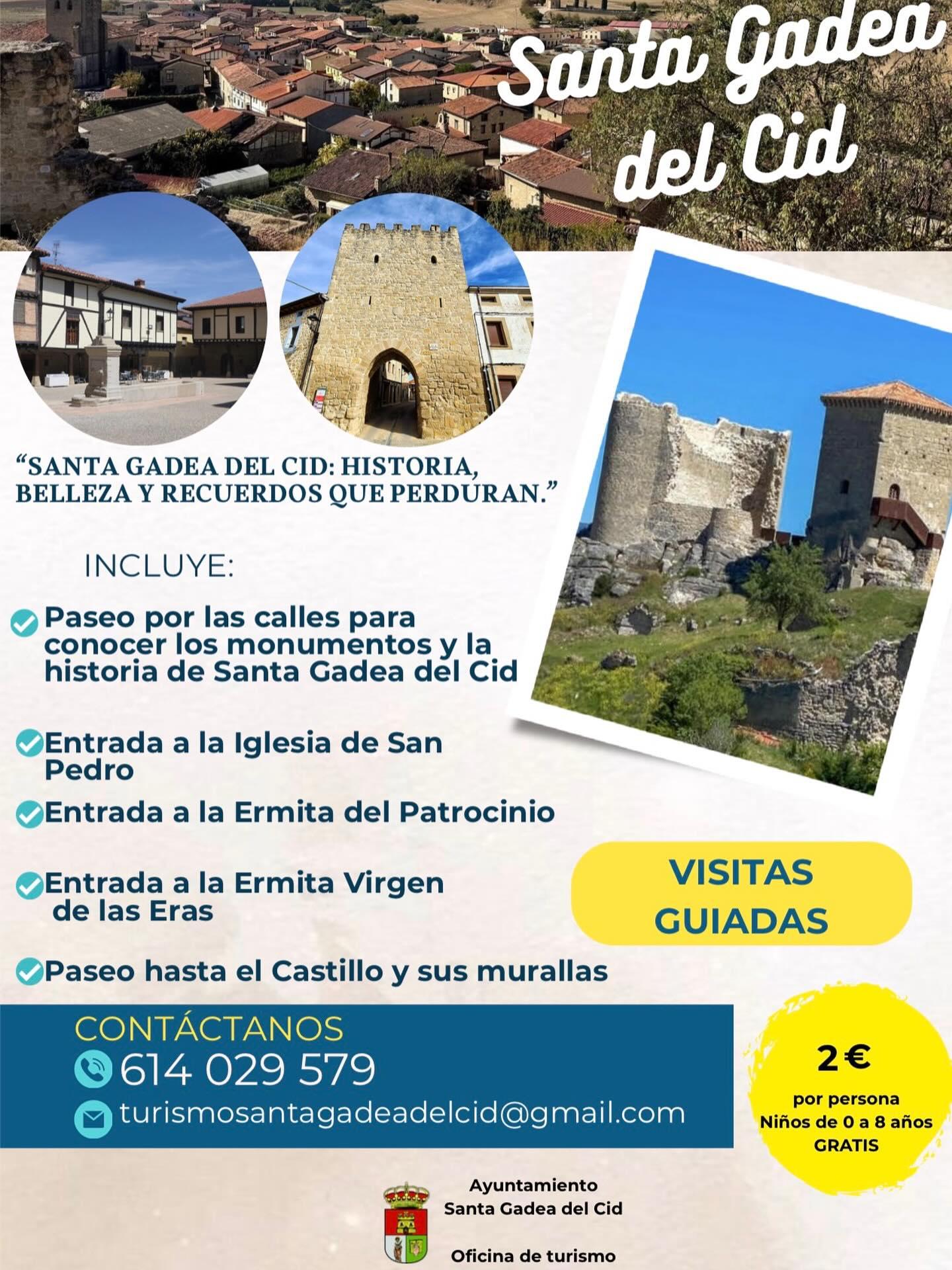 Visitas guiadas Santa Gadea del Cid