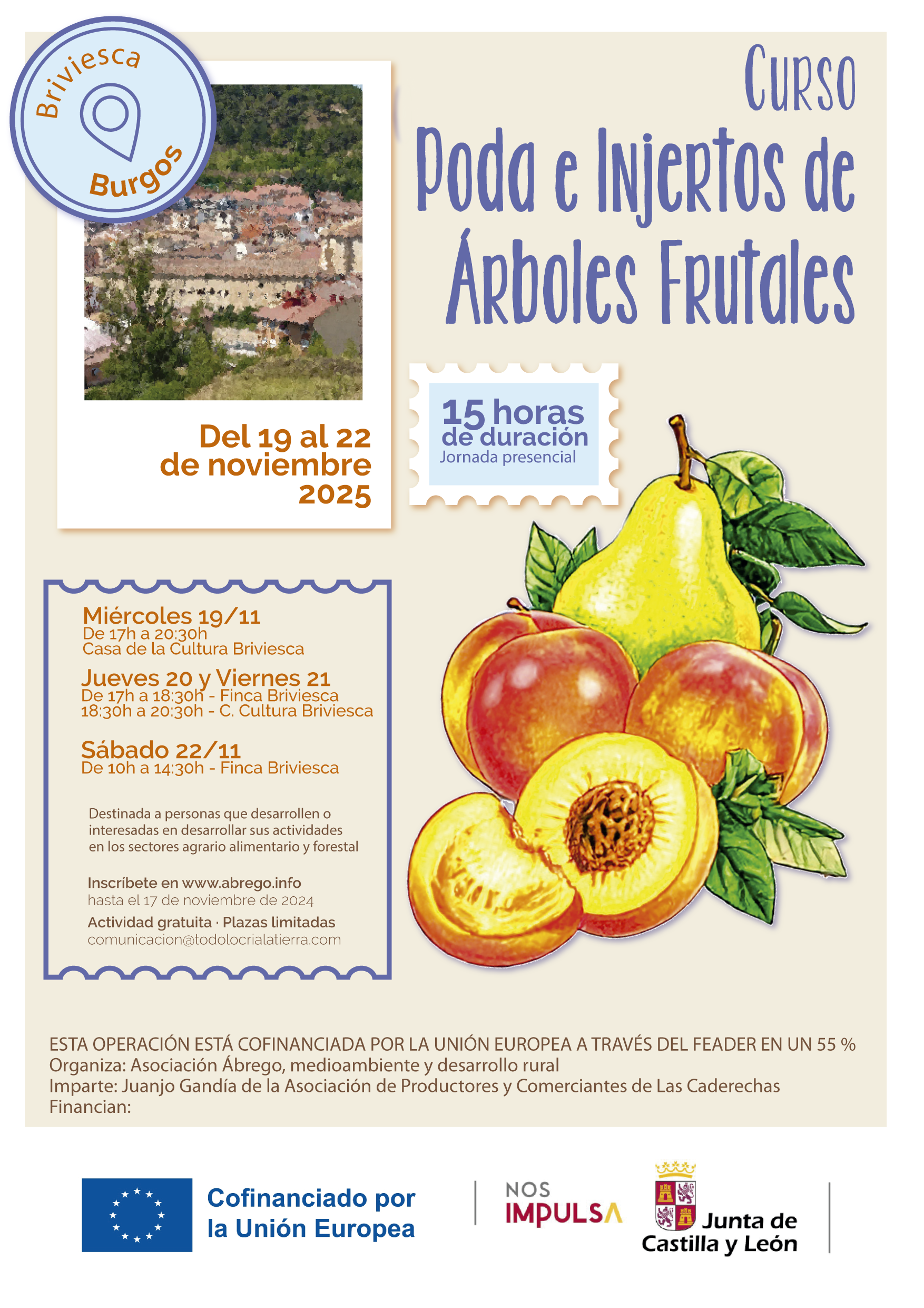 Curso de poda e injertos de frutales