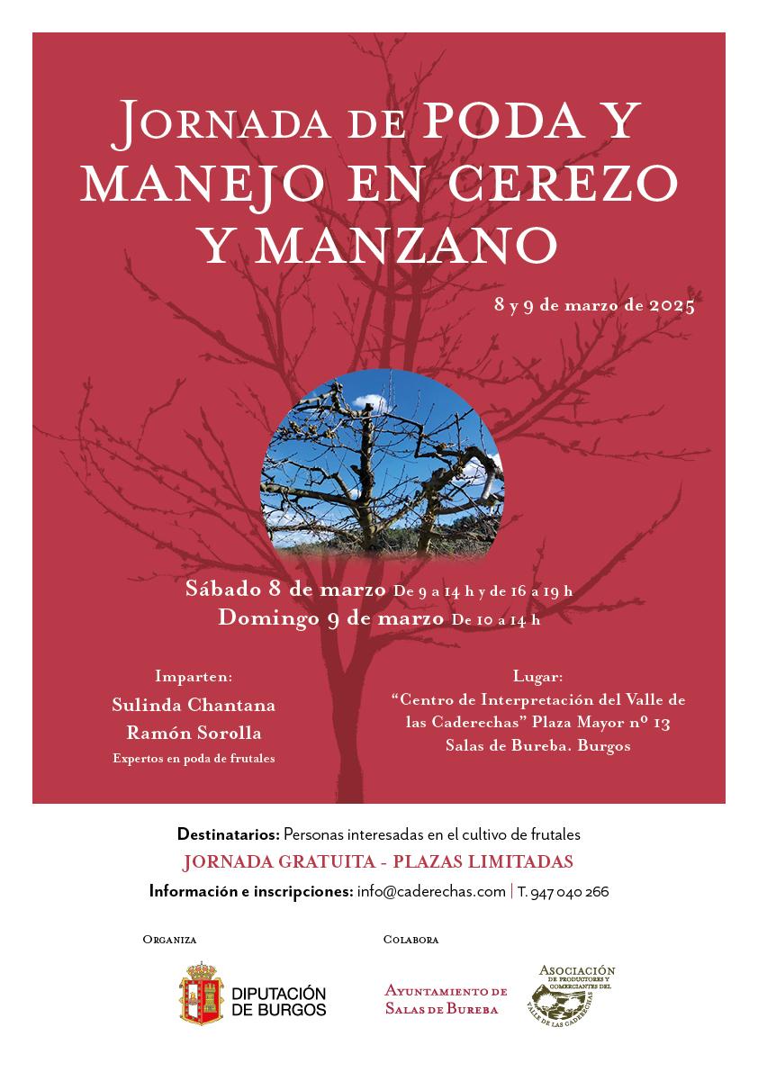 Jornada de poda y manejo en cerezo y manzano