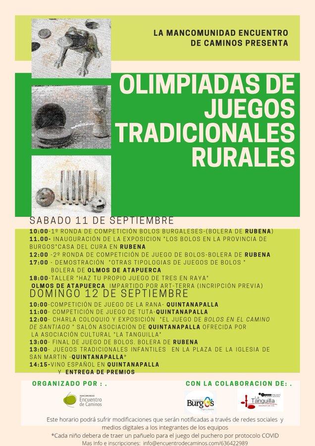 Olimpiadas de juegos tradicionales rurales