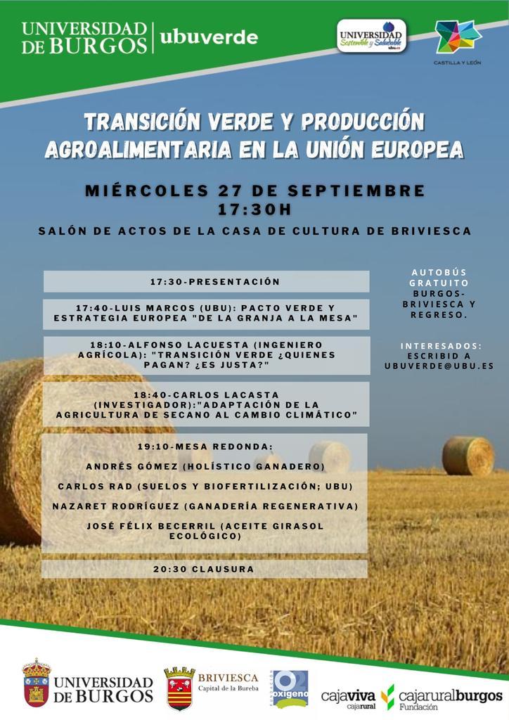 Transición verde y producción agroalimentaria en la unión europea 